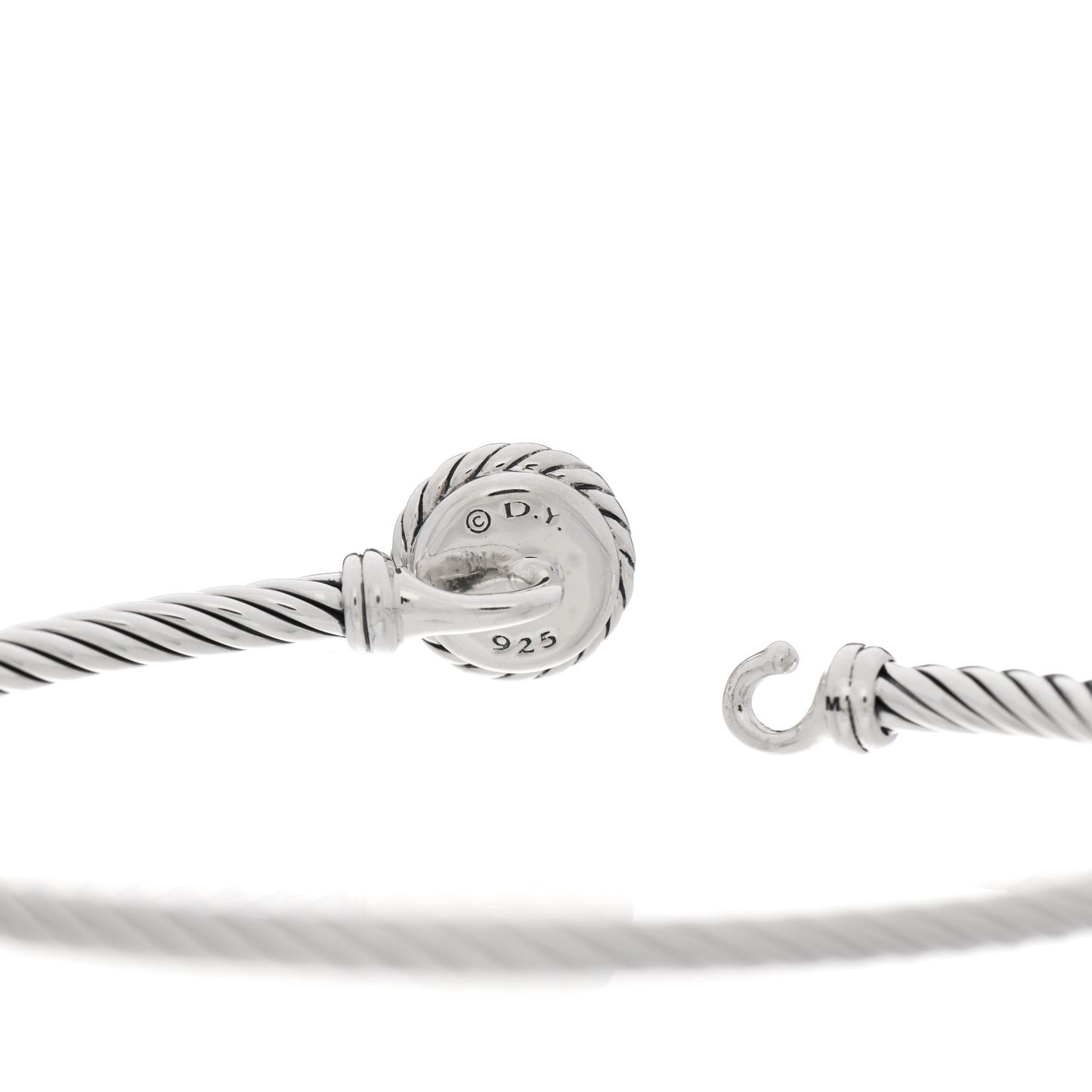 Sterling Silver Blue Topaz 3mm Chatelaine Bracelet