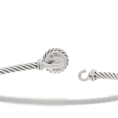 David Yurman Sterling Silver Blue Topaz 3mm Chatelaine Bracelet 3 of 4