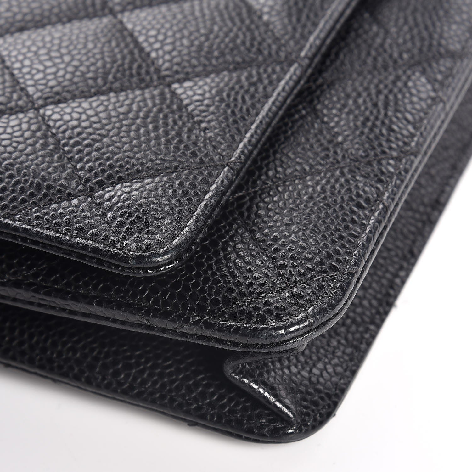 Chanel Caviar Quilted Wallet On Chain WOC Black 9 of 11