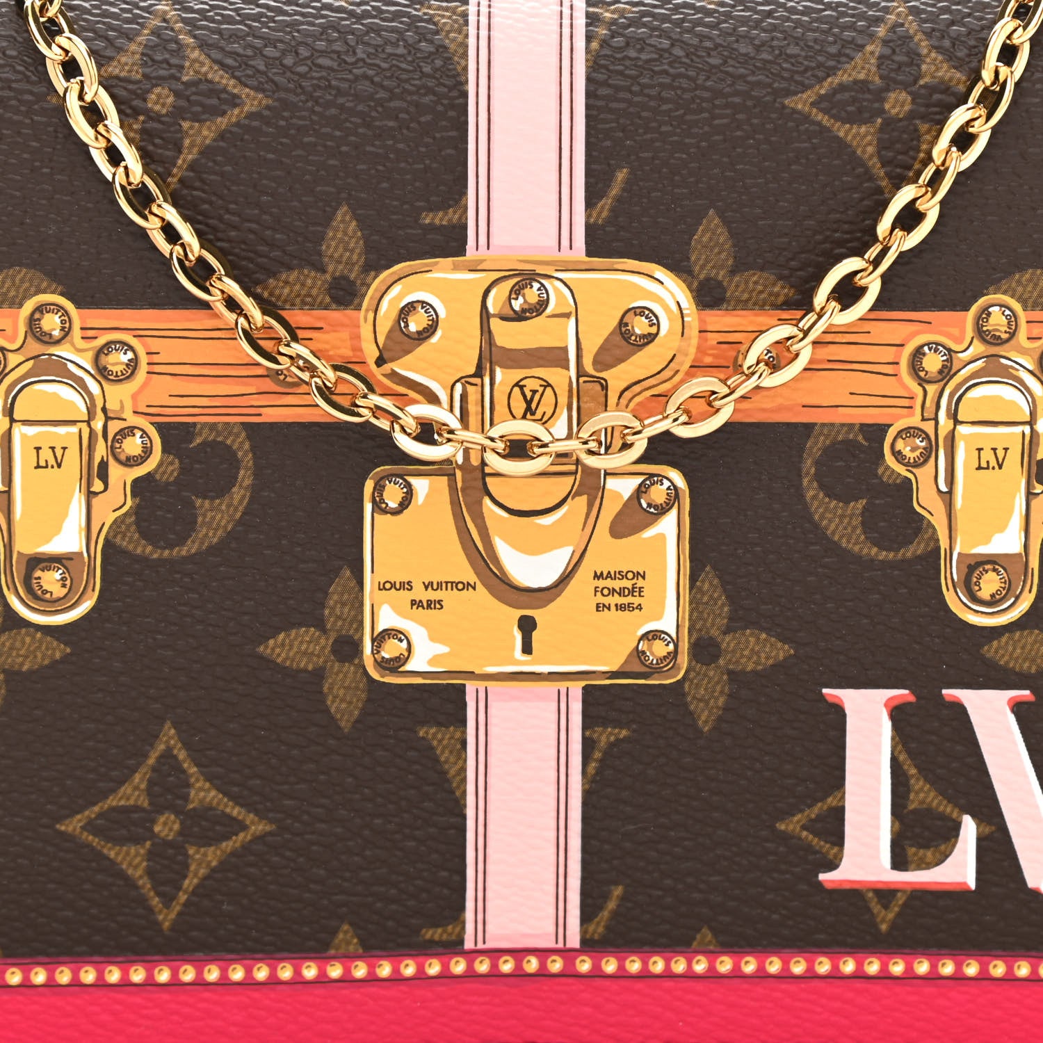 Louis Vuitton Monogram Summer Trunks Pochette Weekend 7 of 10