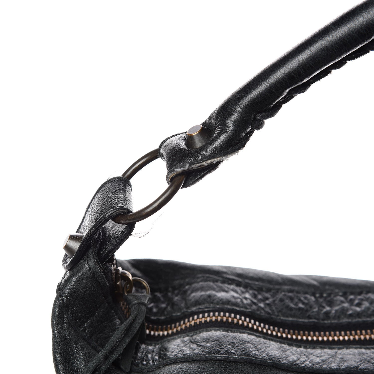 Balenciaga Agneau Classic Hardware Day Hobo Black 11 of 17