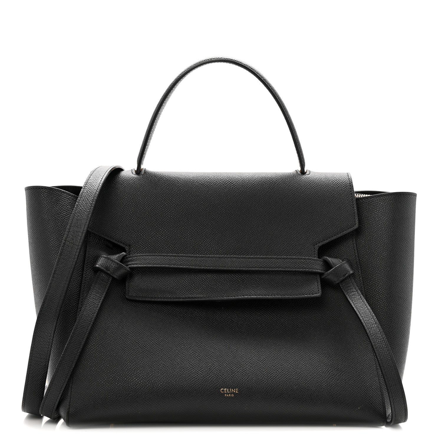 Celine Grained Calfskin Mini Belt Bag Black 1 of 16