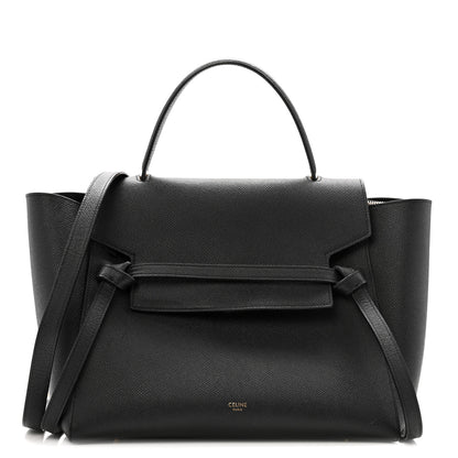 Celine Grained Calfskin Mini Belt Bag Black 1 of 16