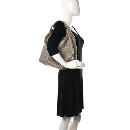 Bottega Veneta Nappa Intrecciato Sloane Hobo Fume 2 of 25