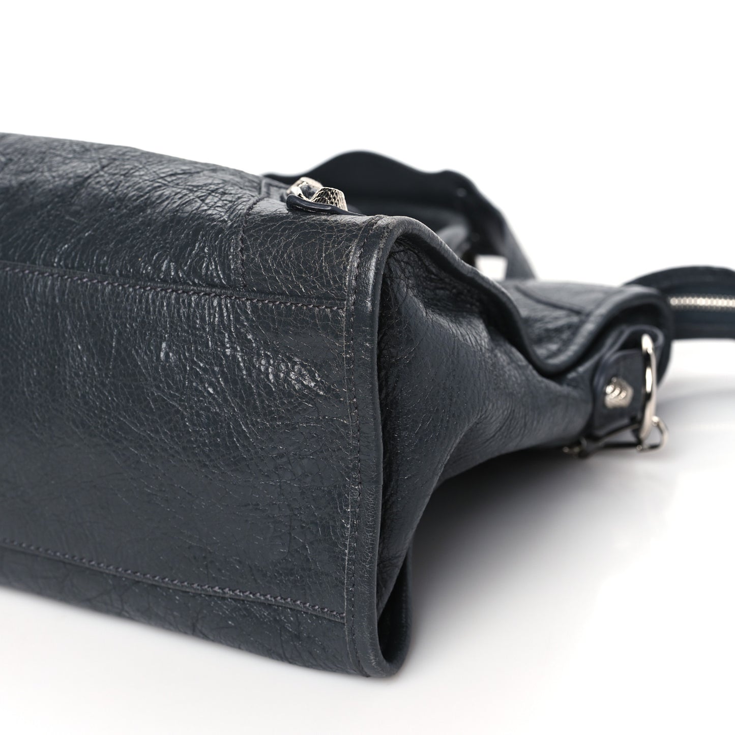 Agneau Giant 12 Silver Hardware City Gris Fossile