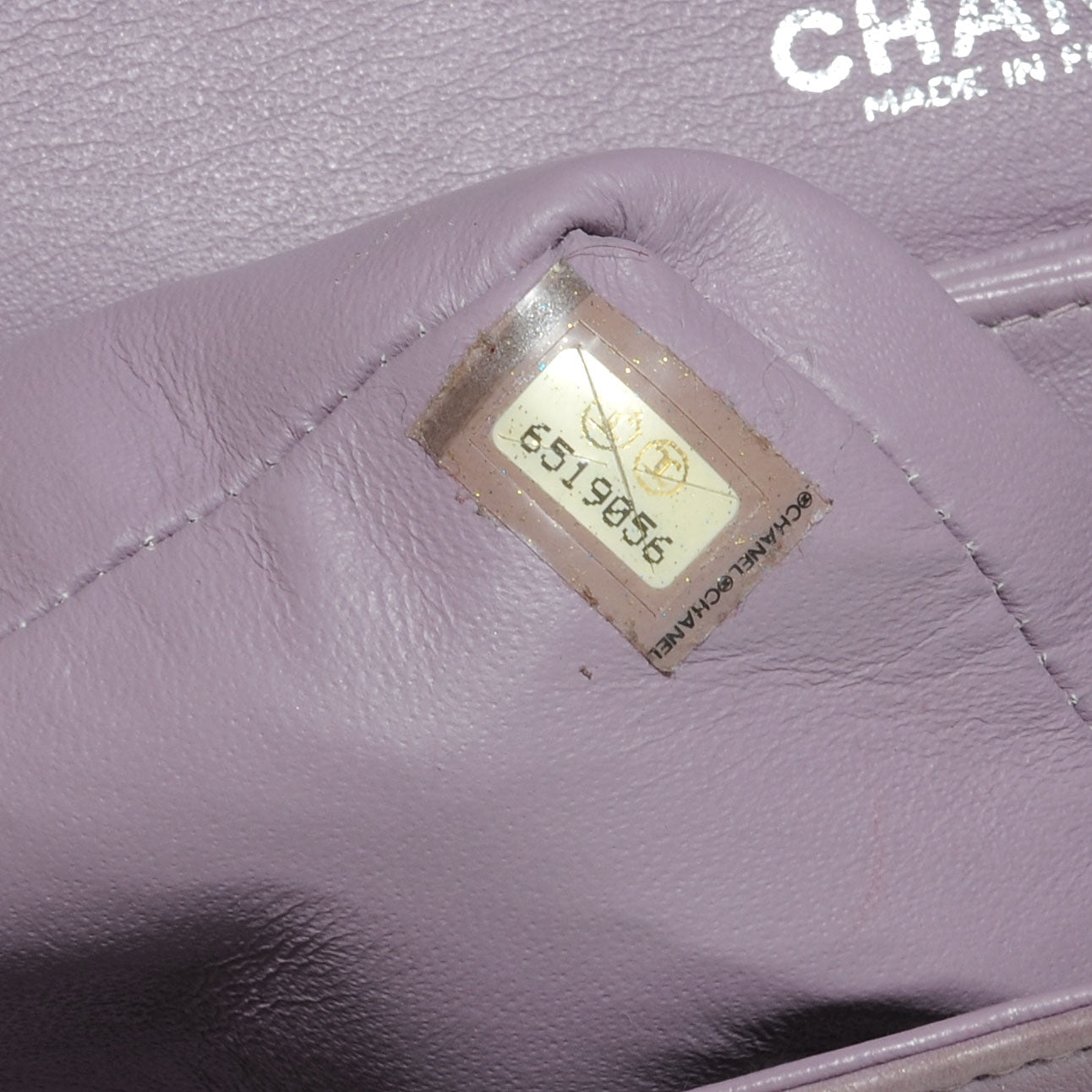 Patent Medium Double Flap Mauve