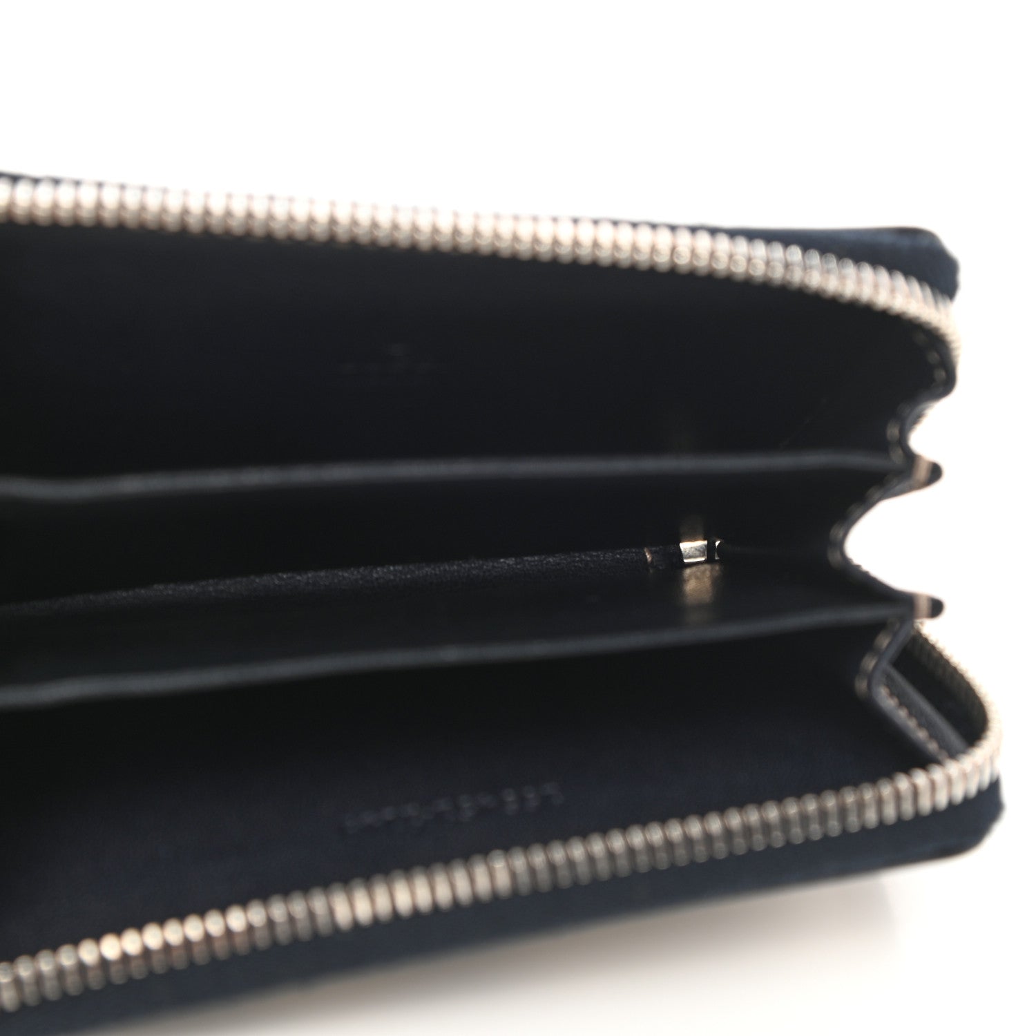 Gucci GG Supreme Monogram Calfskin Compact Wallet Beige Blue 5 of 8