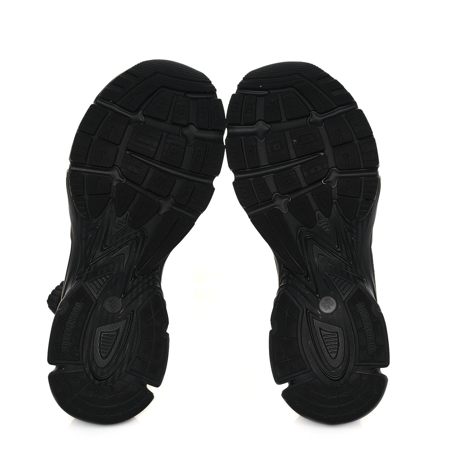 Balenciaga Technical Ribbed 3D Recycled Knit Womens Speed 3.0 Sneakers 40 Monocolor Black 5 of 7