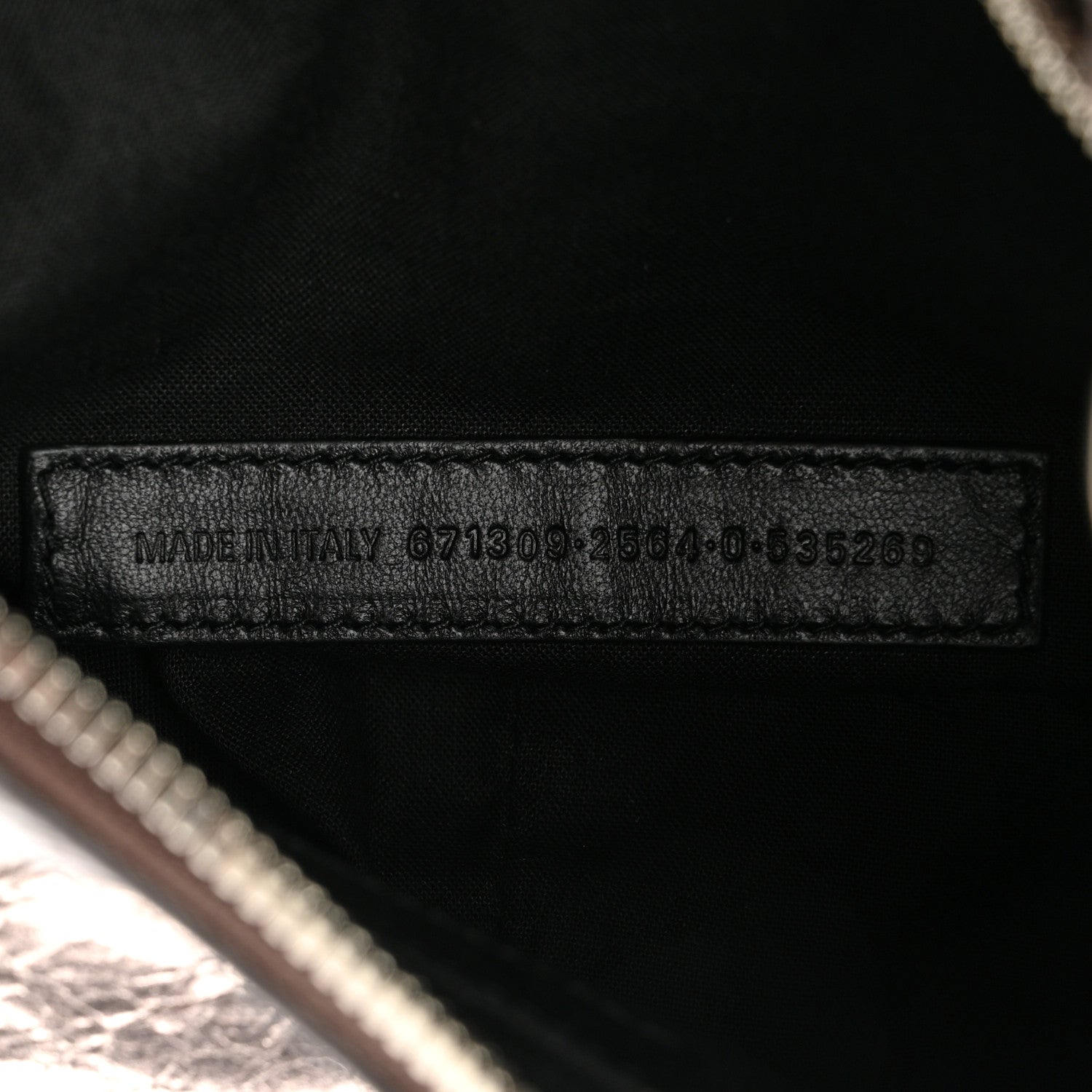 Balenciaga Metallic Agneau Arena Le Cagole Shoulder Bag XS Dark Bronze 8 of 11