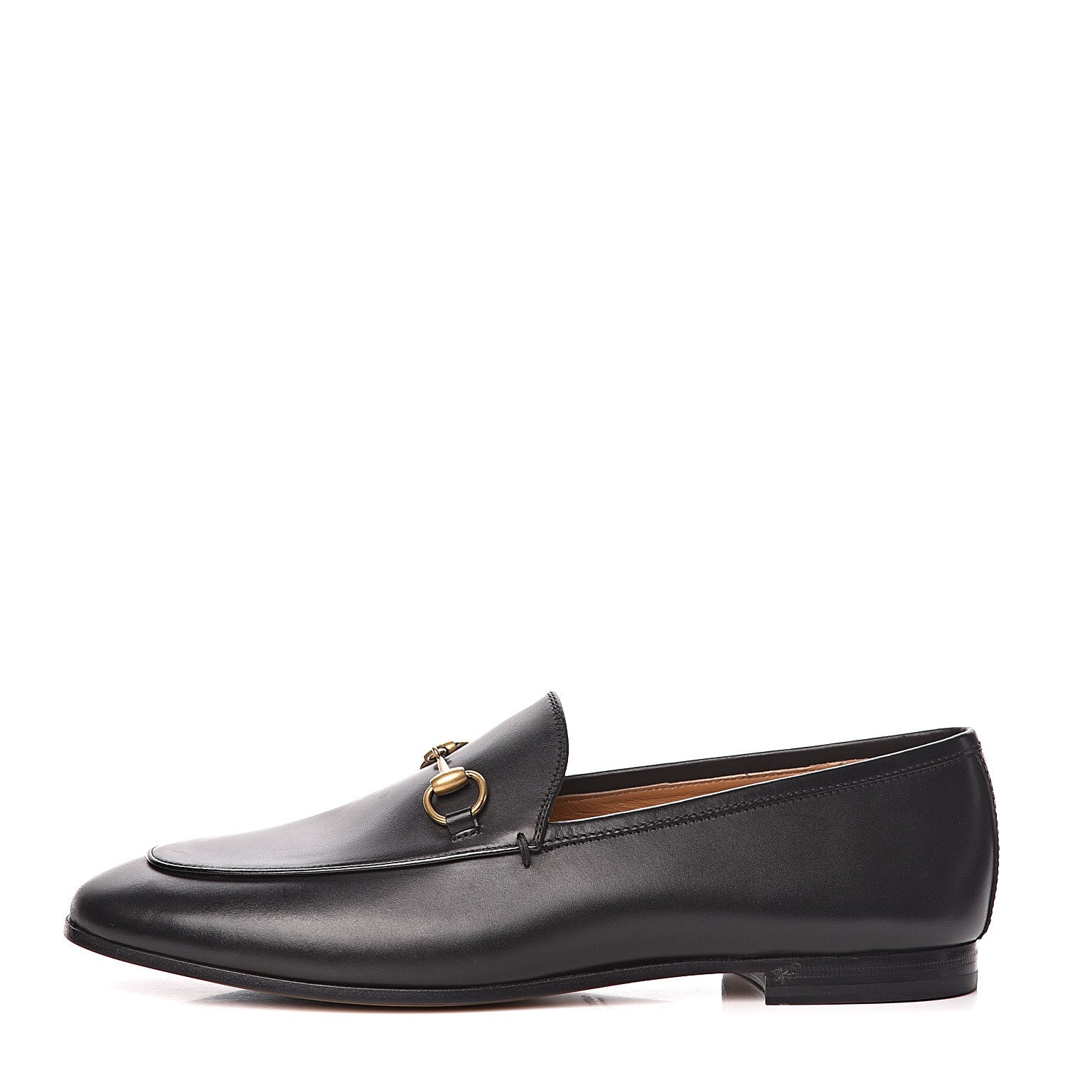 Gucci Calfskin Womens Jordaan Loafers 39 Black 1 of 9