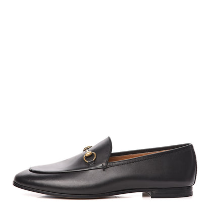 Gucci Calfskin Womens Jordaan Loafers 39 Black 1 of 9