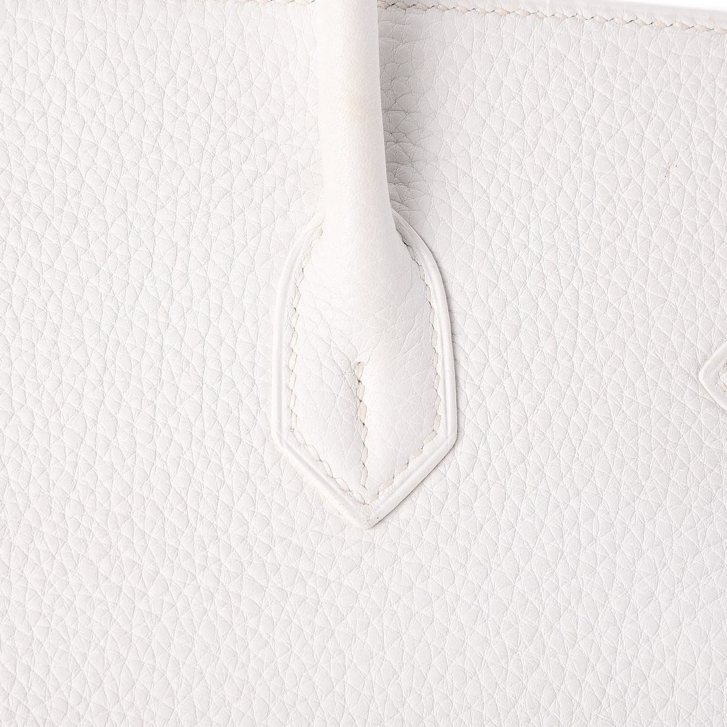 Taurillon Clemence Birkin 35 White