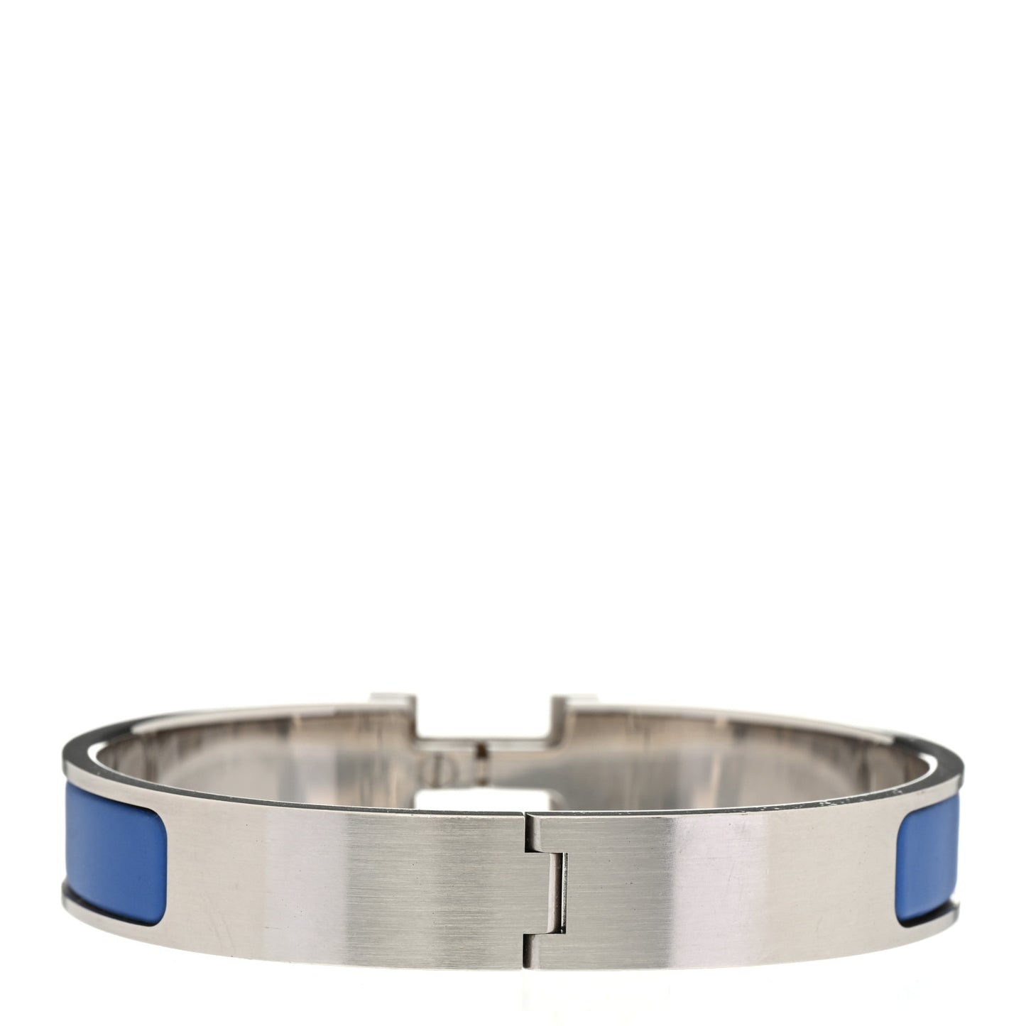 Matte Enamel Narrow Clic Clac HH Bracelet GM Bleu Mediterranean