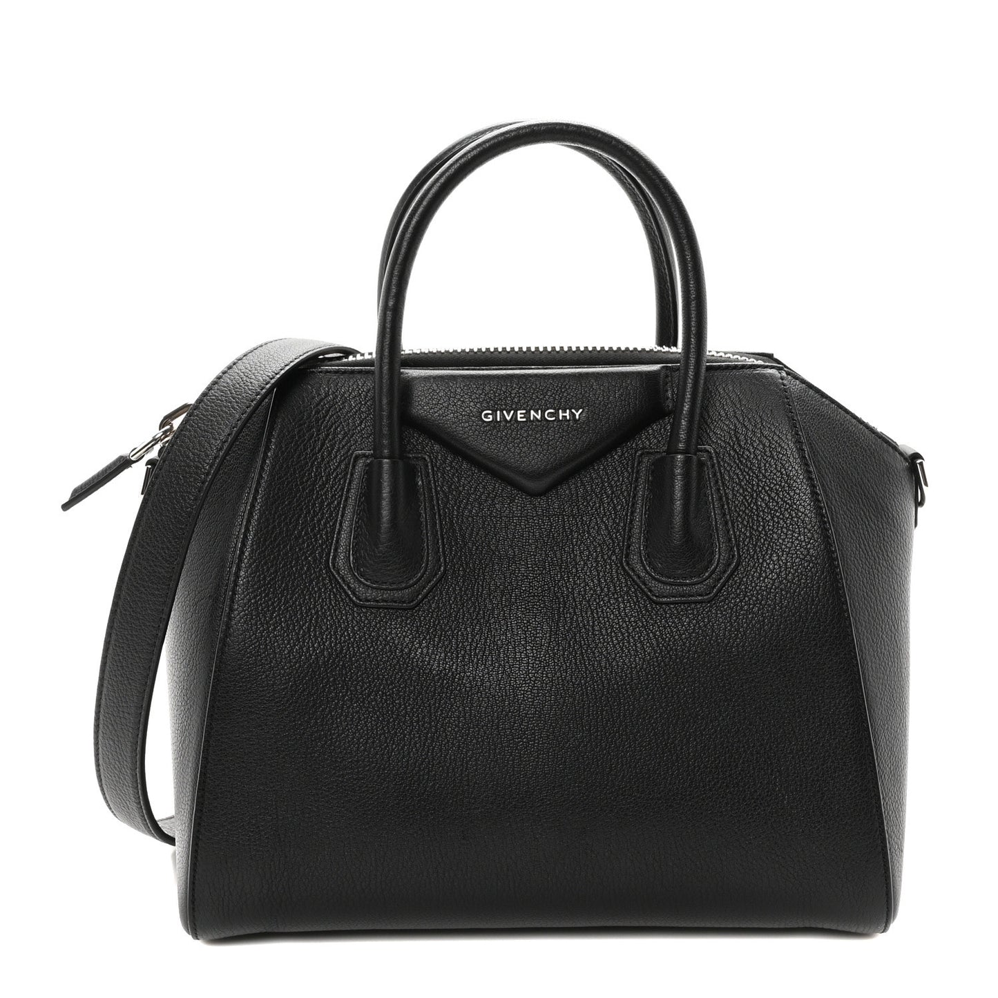 Sugar Goatskin Small Antigona Black