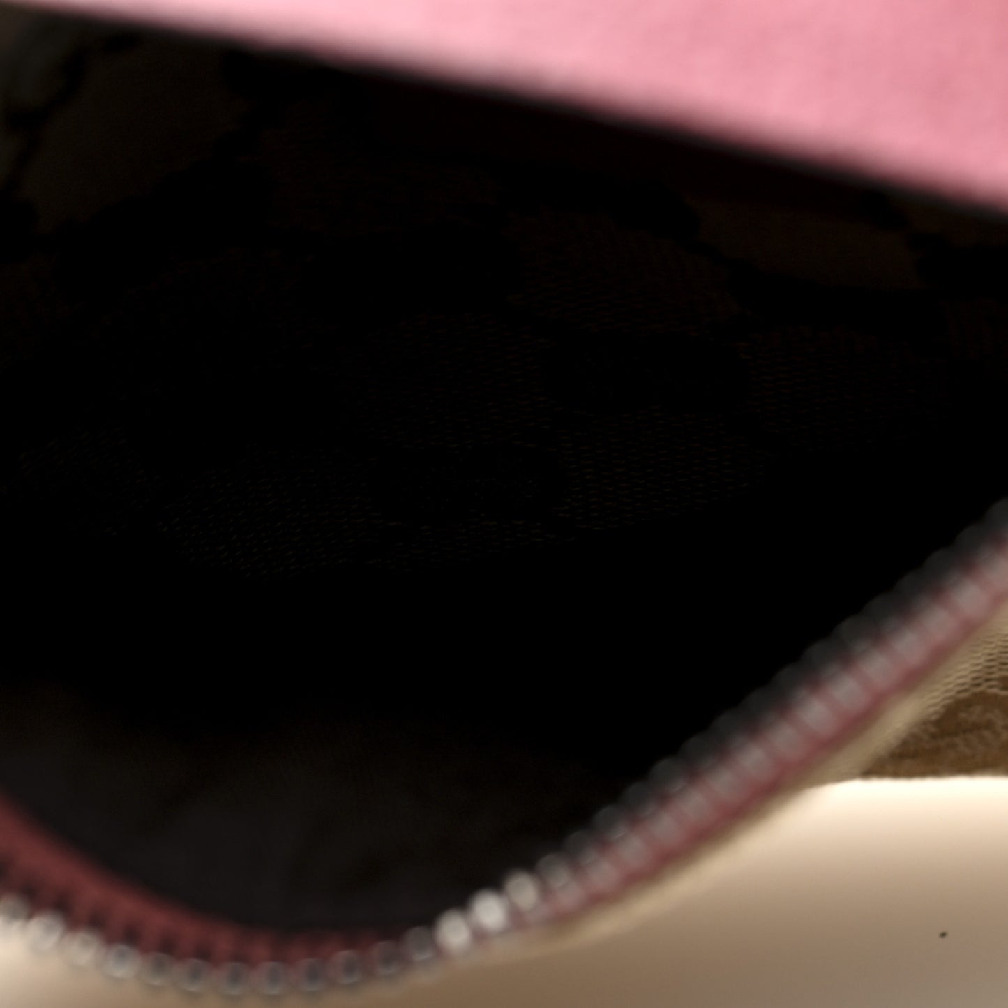 GG Monogram Web Double Pocket Belt Bag Pink