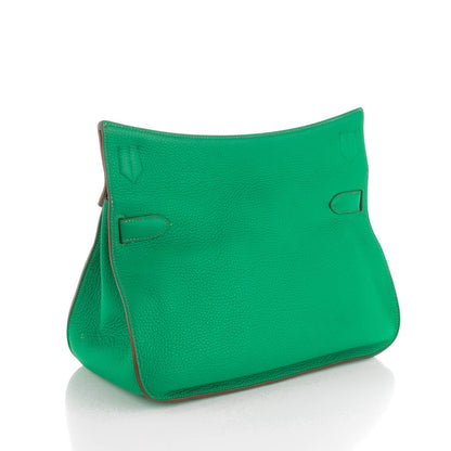 Hermes Taurillon Clemence Eclat Jypsiere 34 Menthe Etoupe 3 of 17