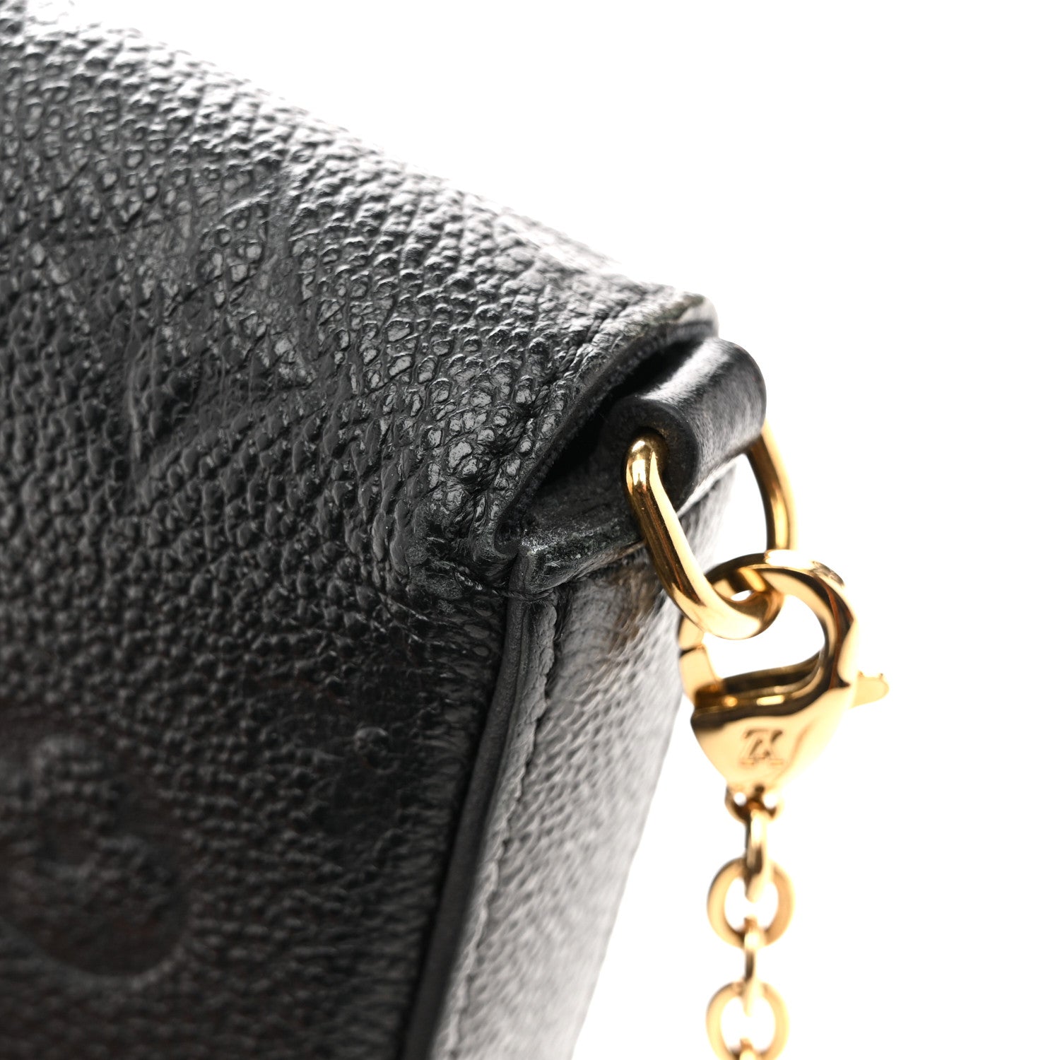 Louis Vuitton Empreinte Pochette Felicie Chain Wallet Black 15 of 16