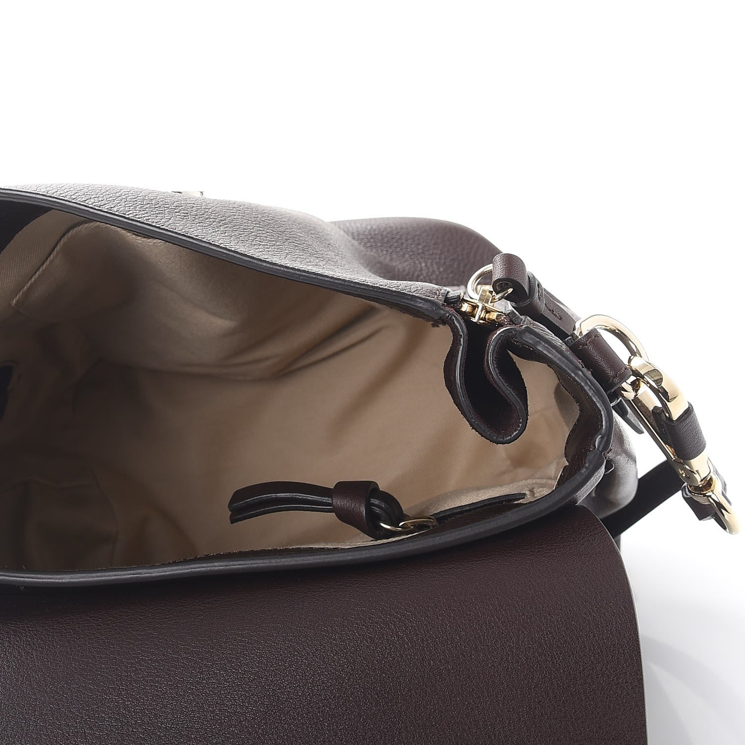 Chloe Suede Calfskin Small Faye Backpack Carbon Brown 5 of 7