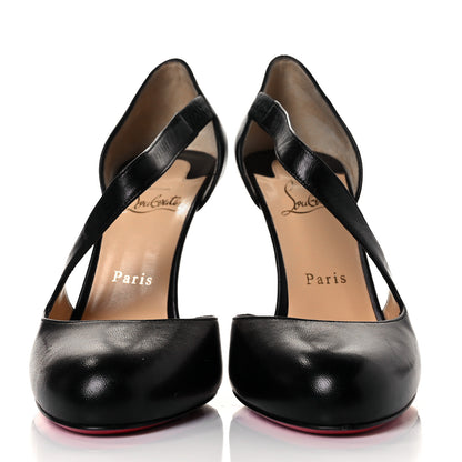 Christian Louboutin Shiny Nappa Decalcoco 100 Pumps 39.5 Black 2 of 9