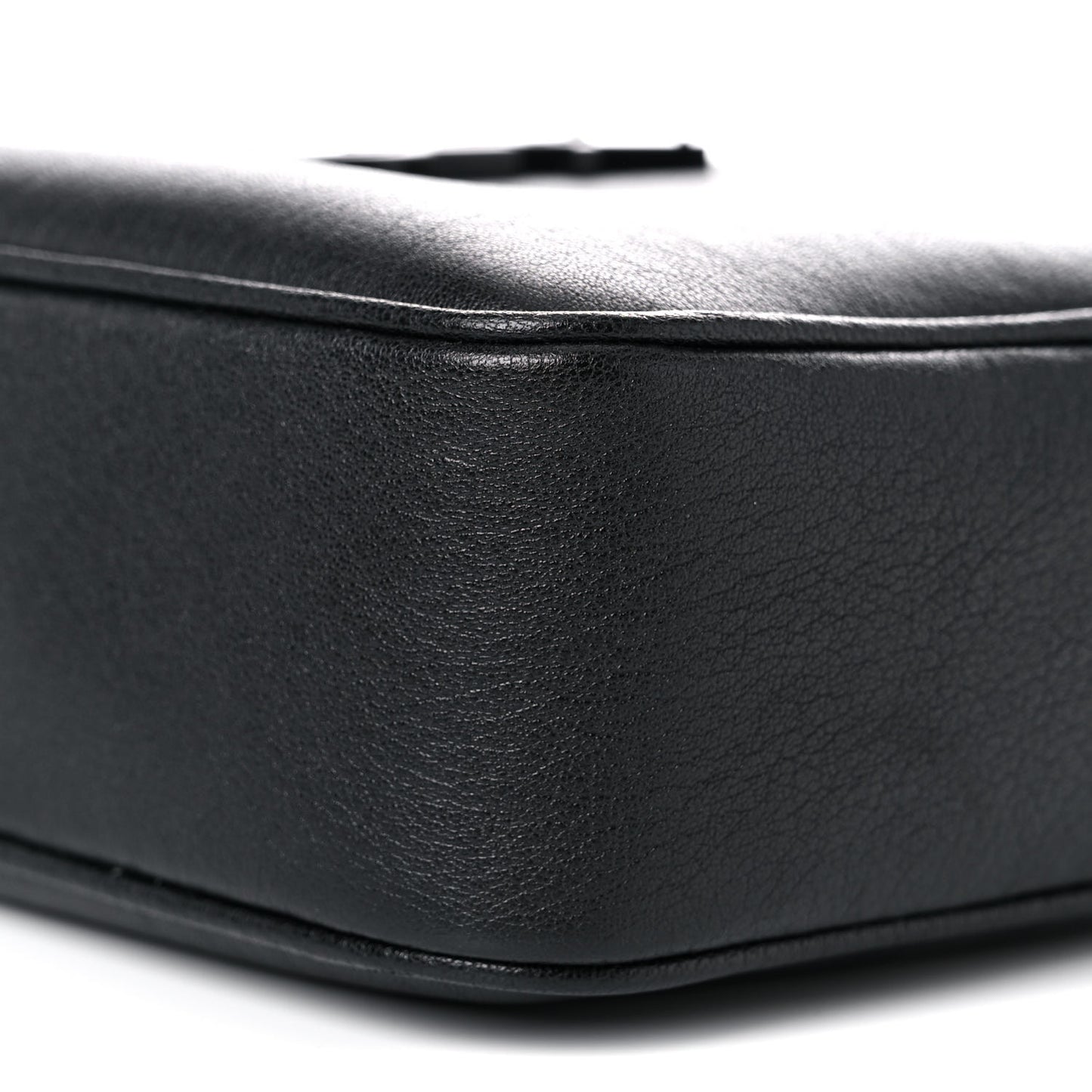 Lambskin Monogram Lou Camera Bag Black