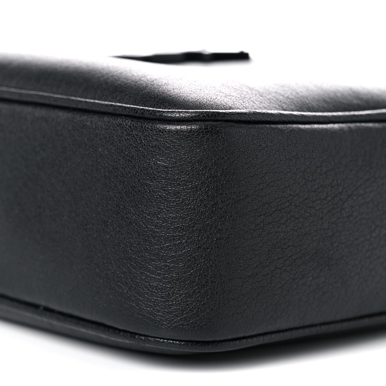 Saint Laurent Lambskin Monogram Lou Camera Bag Black 9 of 9