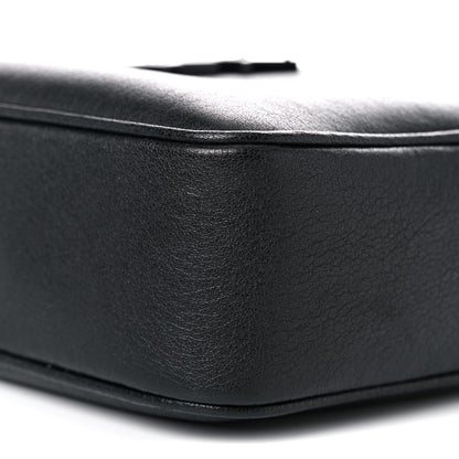 Saint Laurent Lambskin Monogram Lou Camera Bag Black 9 of 9