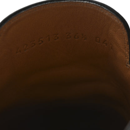Gucci Calfskin Womens Princetown Slippers 36.5 Black 9 of 10