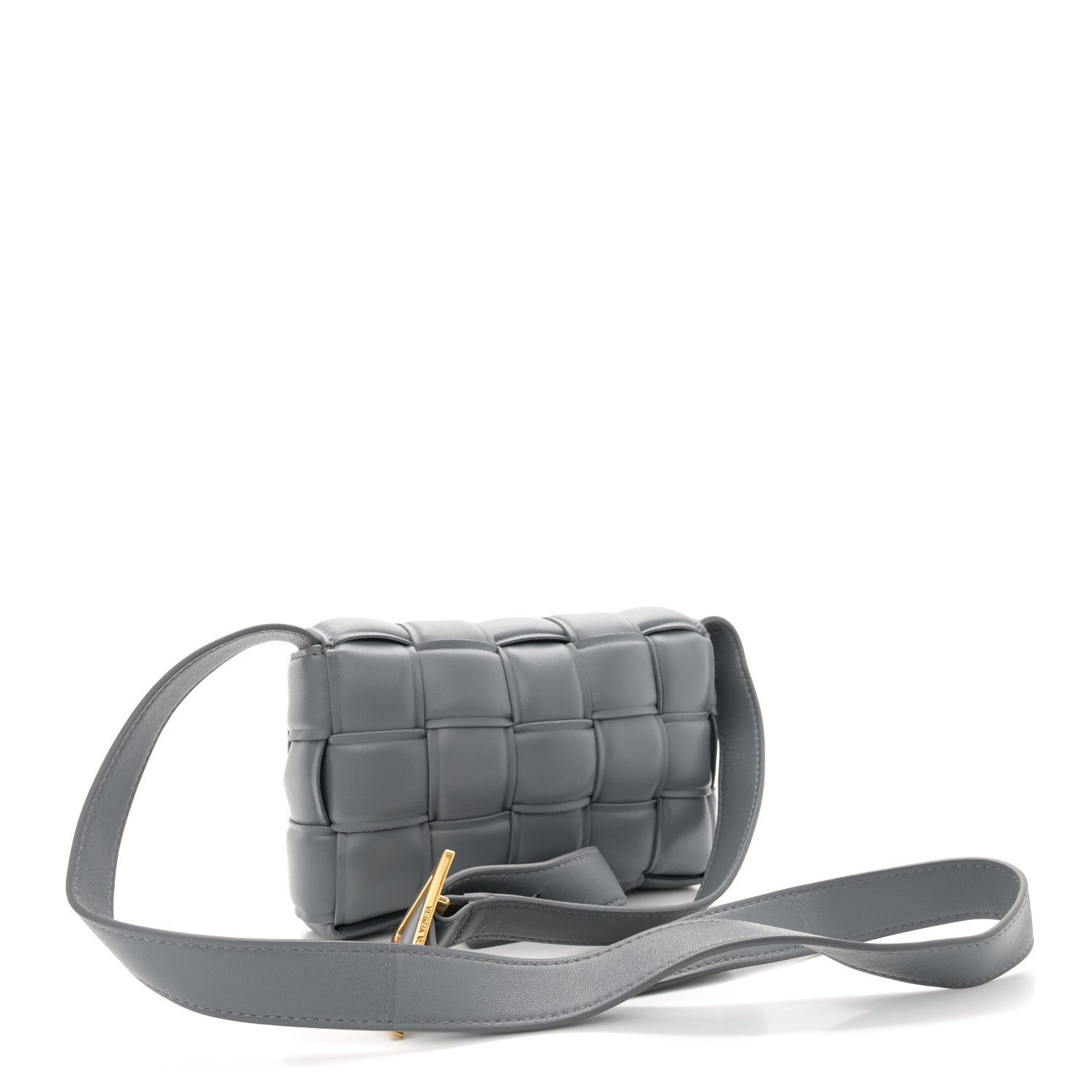 Bottega Veneta Nappa Maxi Intreccio Small Padded Cassette Crossbody Bag Thunder 3 of 11