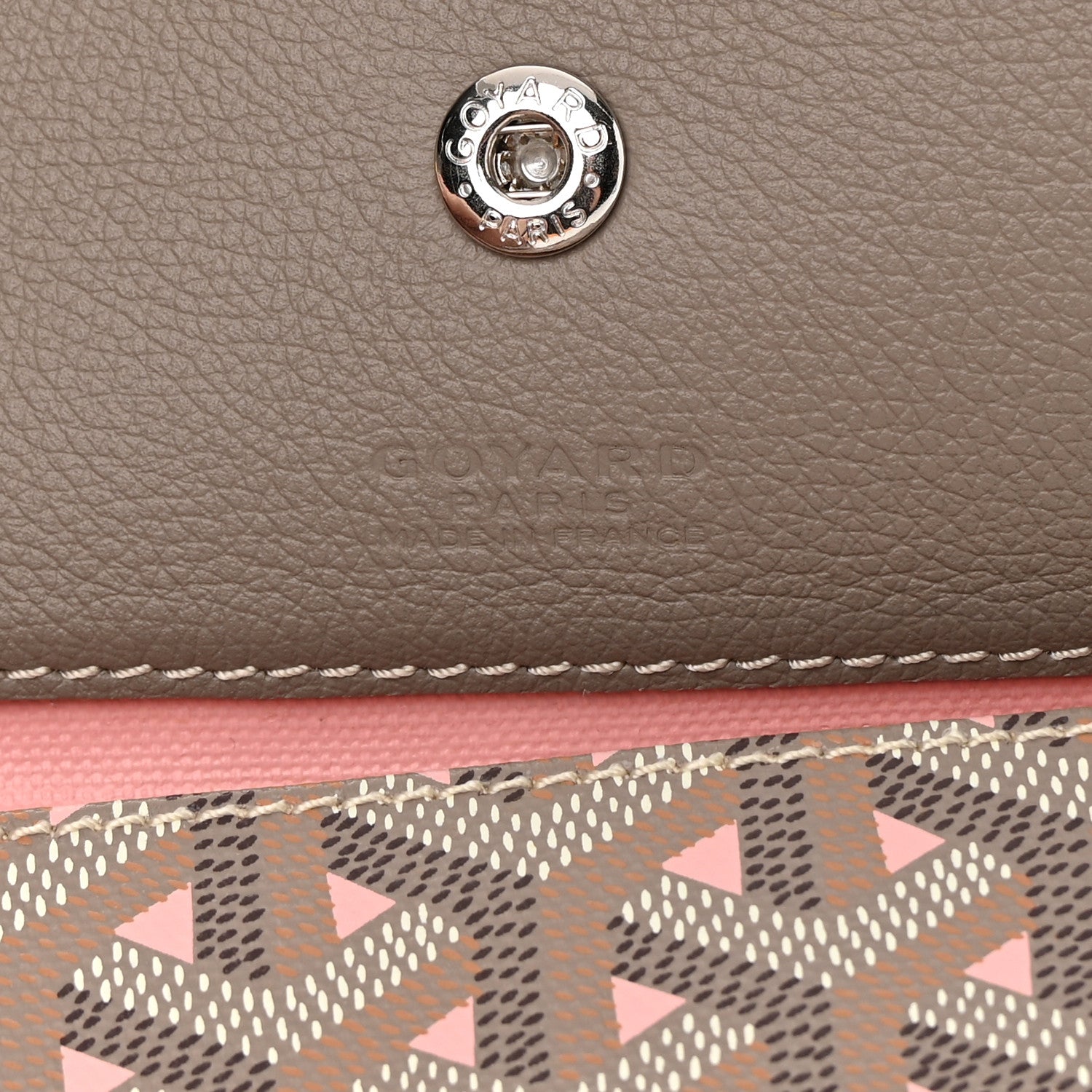 Goyard Goyardine Saint Louis Claire Voie PM Grege Powder Pink 6 of 11