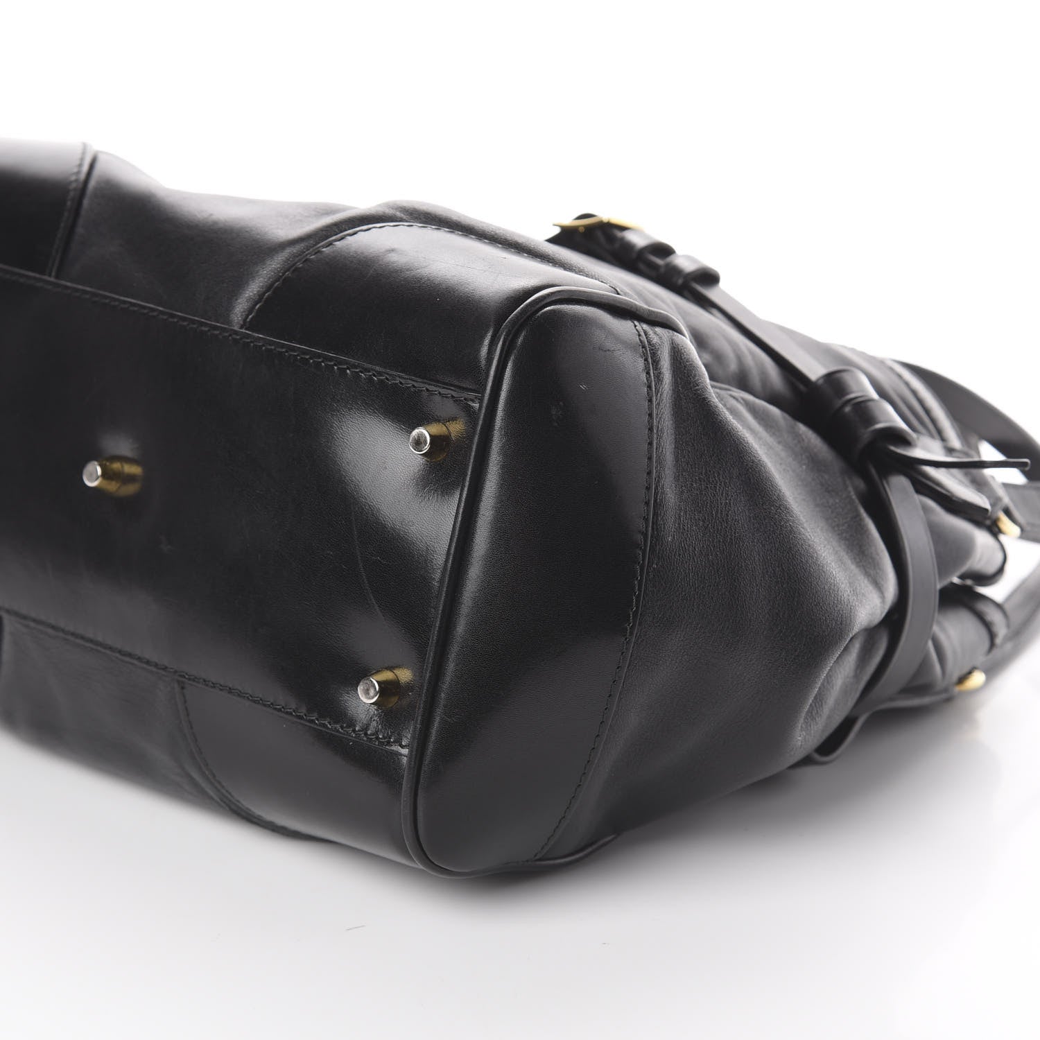 Burberry Soft Bridle Calfskin Small Canterbury Tote Black 6 of 9