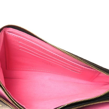 Louis Vuitton Monogram 2019 Christmas Animation Double Zip Pochette 5 of 8