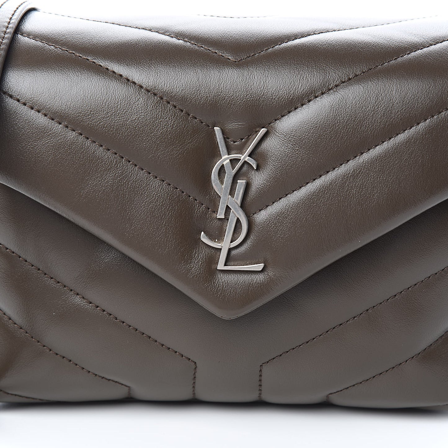 Calfskin Y Quilted Monogram Toy Loulou Crossbody Bag Faggio
