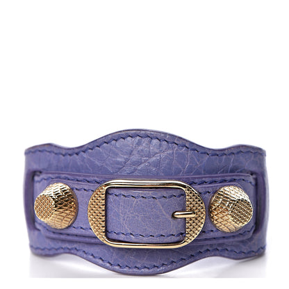 Balenciaga Agneau Arena Giant 12 Gold Hardware M Bracelet Mauve 1 of 4