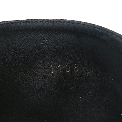 Louis Vuitton Calfskin Monogram Wonderland Flat Ranger Boots 41 Black 8 of 8