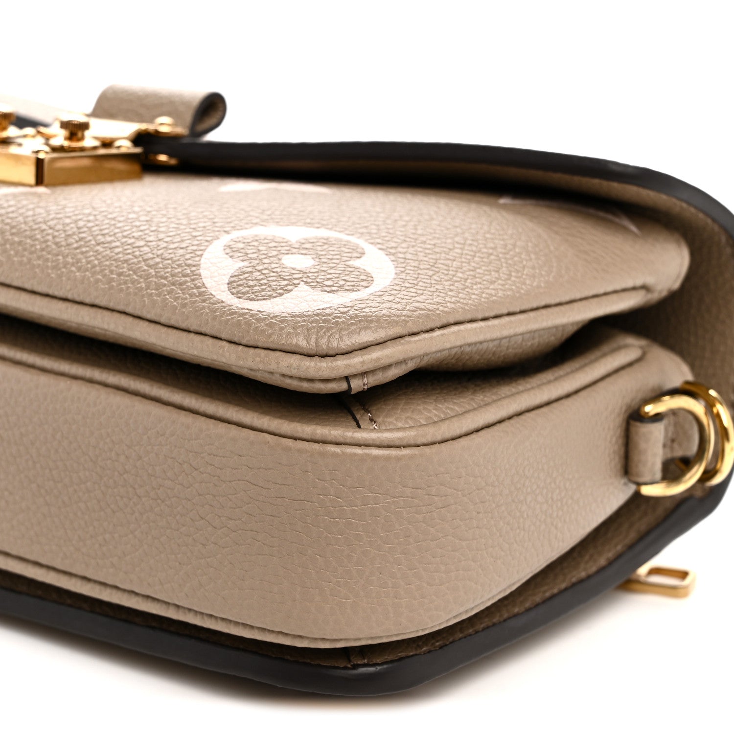 Louis Vuitton Empreinte Monogram Giant Pochette Metis East West Tourterelle Creme 9 of 9
