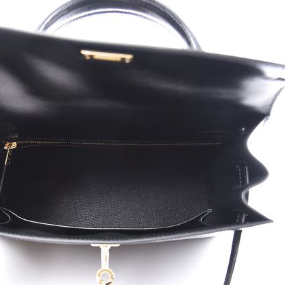 Hermes Box Kelly Sellier 25 Black 4 of 20
