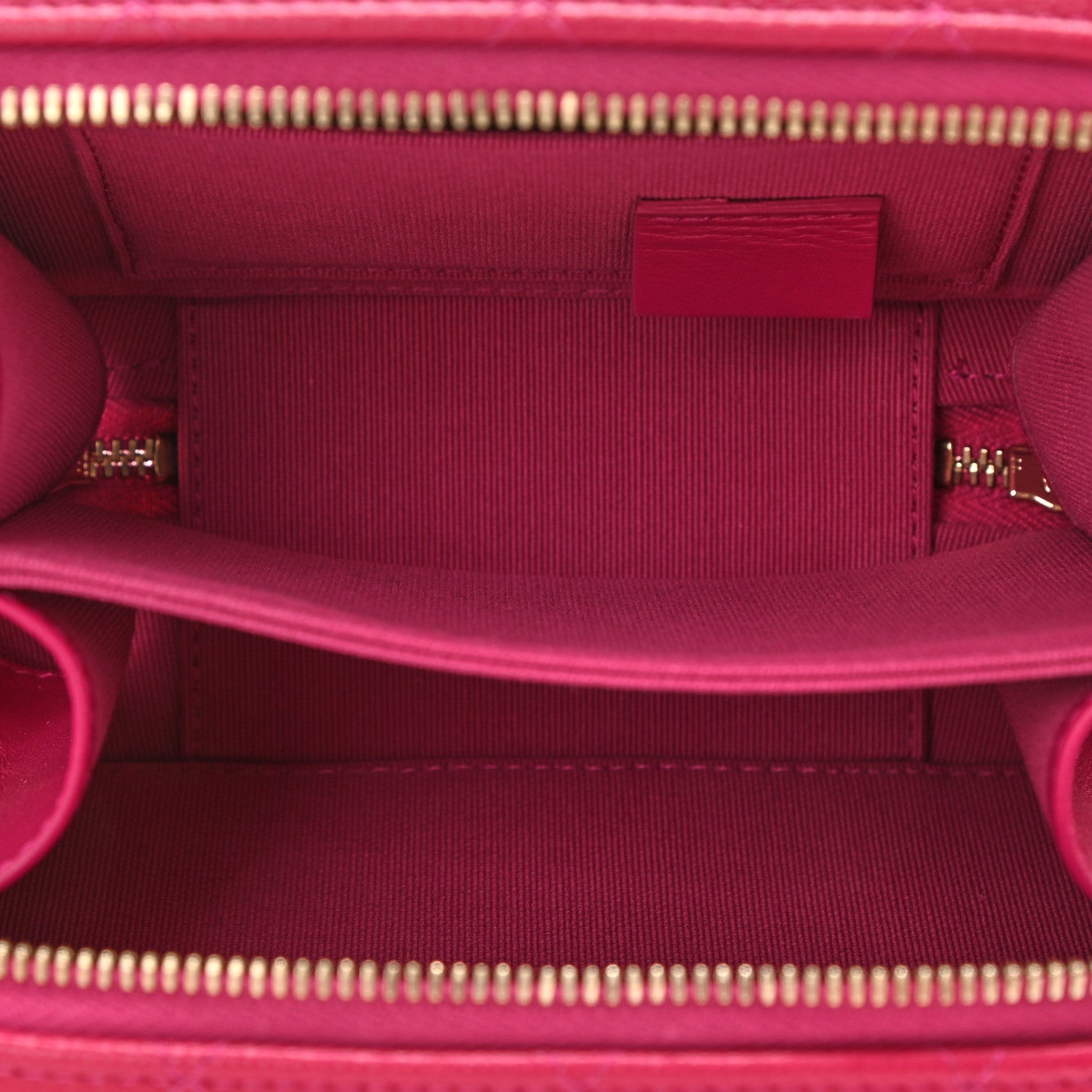 Chanel Caviar Quilted Twist Your Buttons Clutch With Chain Fuchsia 5 of 11