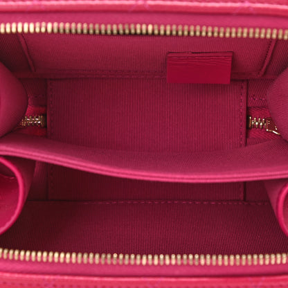 Chanel Caviar Quilted Twist Your Buttons Clutch With Chain Fuchsia 5 of 11