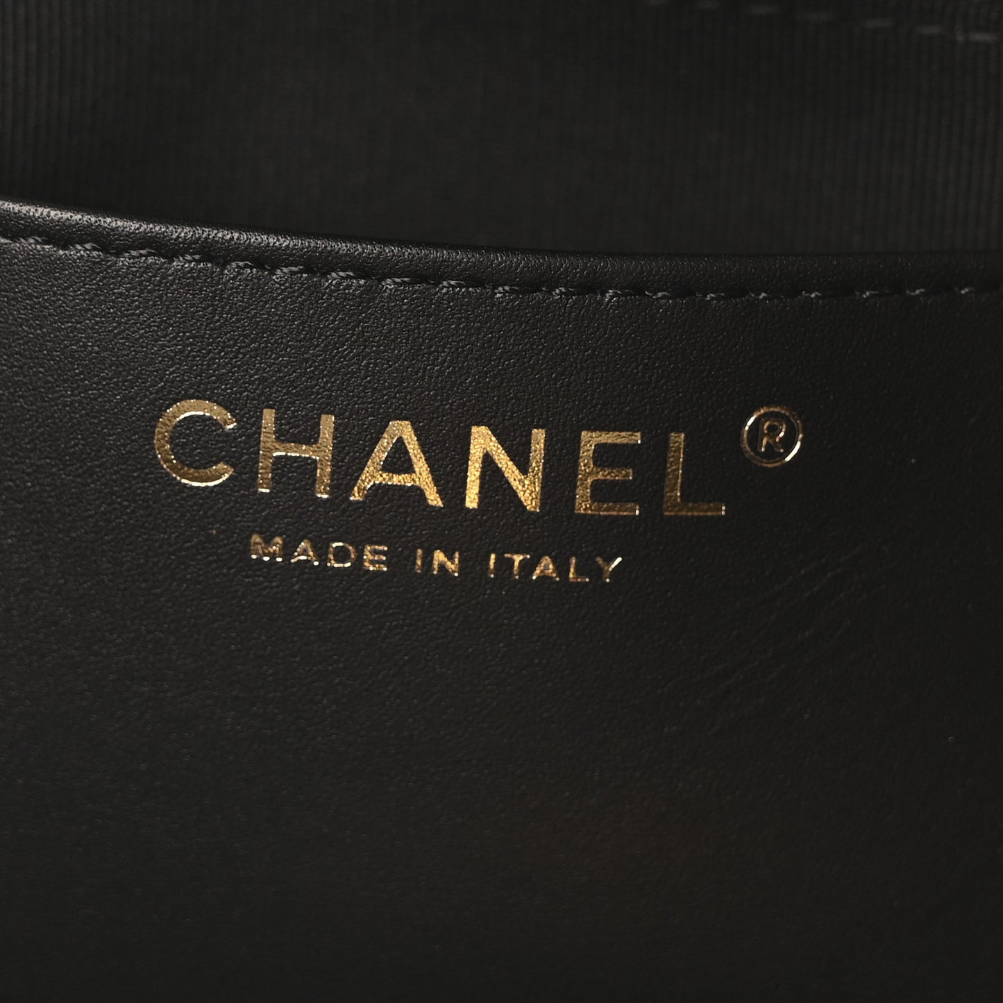 Caviar Stitched Pocket CC Large Tote Black