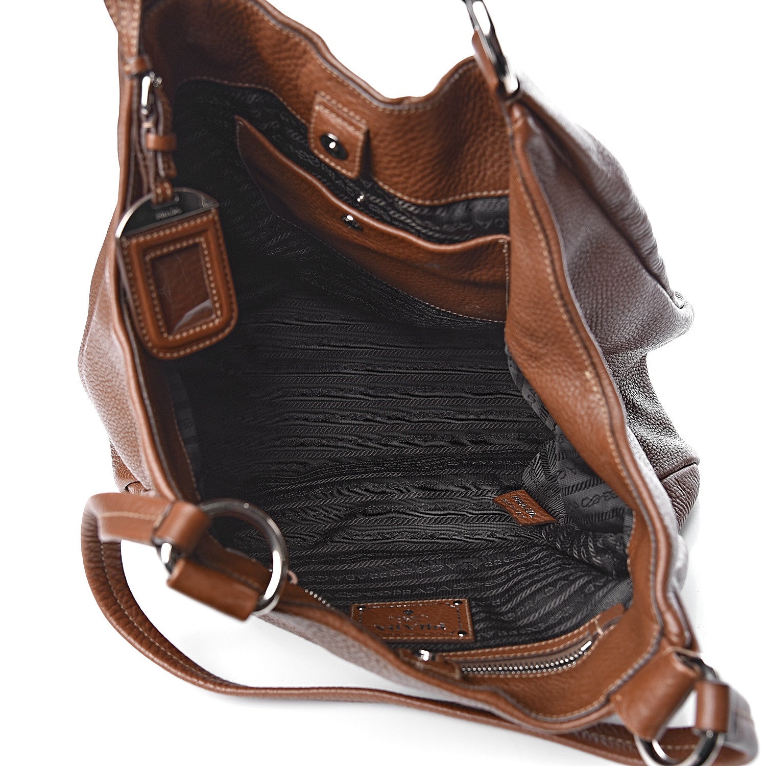 Prada Vitello Daino Tote Nocciolo 5 of 22