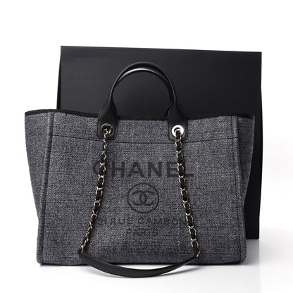 Chanel Lurex Boucle Medium Deauville Tote Black 11 of 11