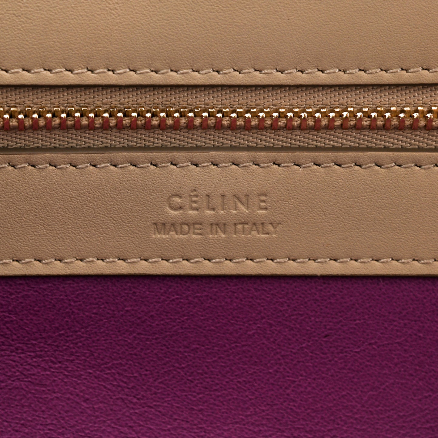 Smooth Calfskin Small Tassel Cabas Phantom Dune Magenta