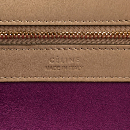 Celine Smooth Calfskin Small Tassel Cabas Phantom Dune Magenta 6 of 10