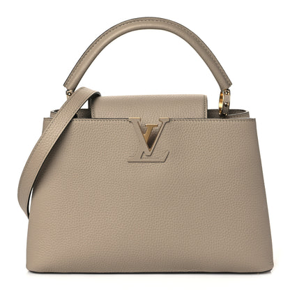 Louis Vuitton Taurillon Capucines MM Galet 1 of 10
