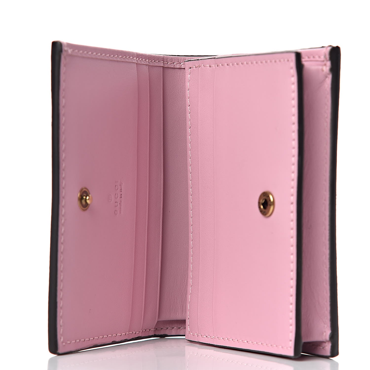 Gucci GG Supreme Monogram Strawberry Card Case 5 of 11
