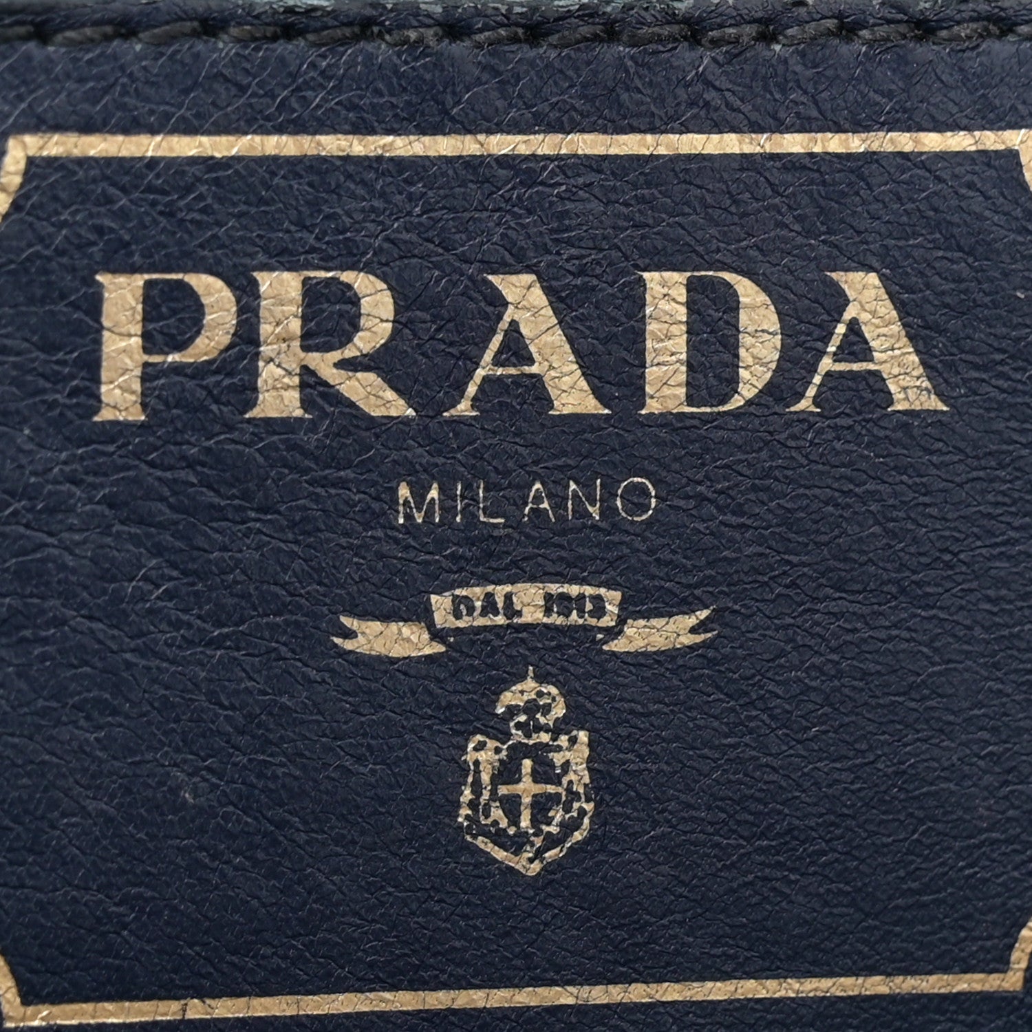 Prada Denim Logo Shopping Tote Blue 6 of 14