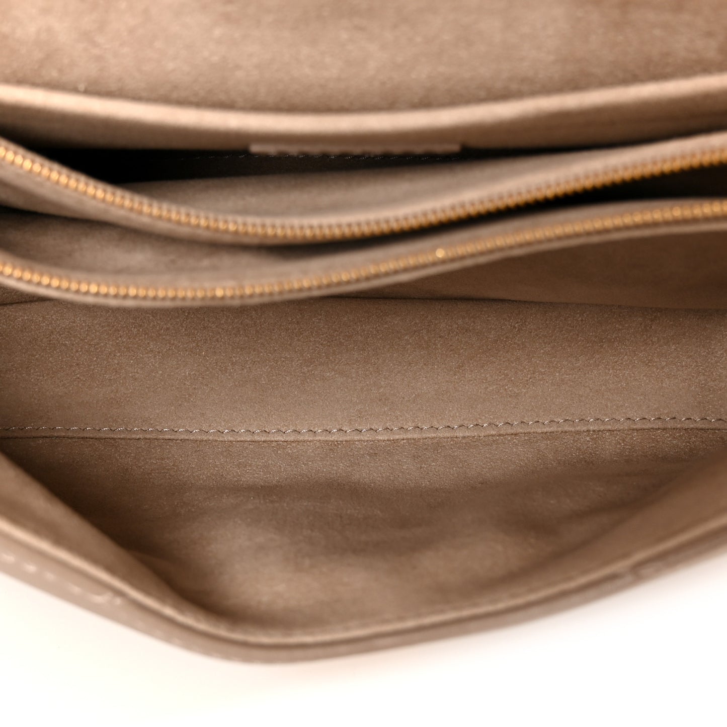 Calfskin LV New Wave Chain Bag Taupe