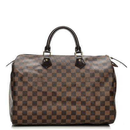 Louis Vuitton Damier Ebene Speedy 35 1 of 7