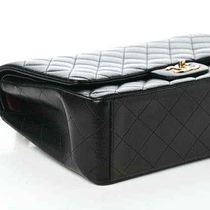 Chanel Lambskin Quilted Maxi Double Flap Black 9 of 10