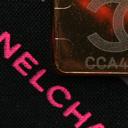 Chanel Caviar Quilted Studded CC Wallet on Chain WOC Black 8 of 11